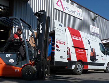 camion d'intervention