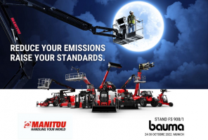Manitou électrise la Bauma ! 