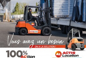 Actis Location par Actemis, votre partenaire pour la manutention ! 