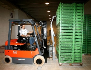 Jarno Trulli , pilote Toyota  de la F1 ... au chariot !