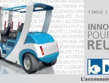 Innovation KAUP 2012: les fourches à bandes convoyeuses 2T180FG.2.4S.