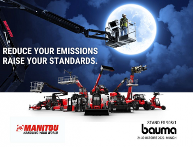 Manitou électrise la Bauma ! 