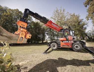 Découvrez la scie à grappin d'élagage pour Manitou MRT
