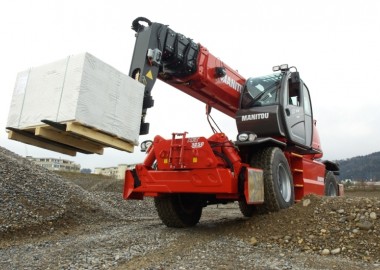 Ravitaillement de matériaux sur chantier